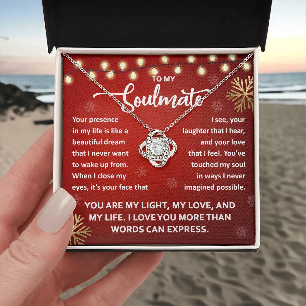 Beautiful Dream - Love Knot Necklace For Soulmate For Christmas