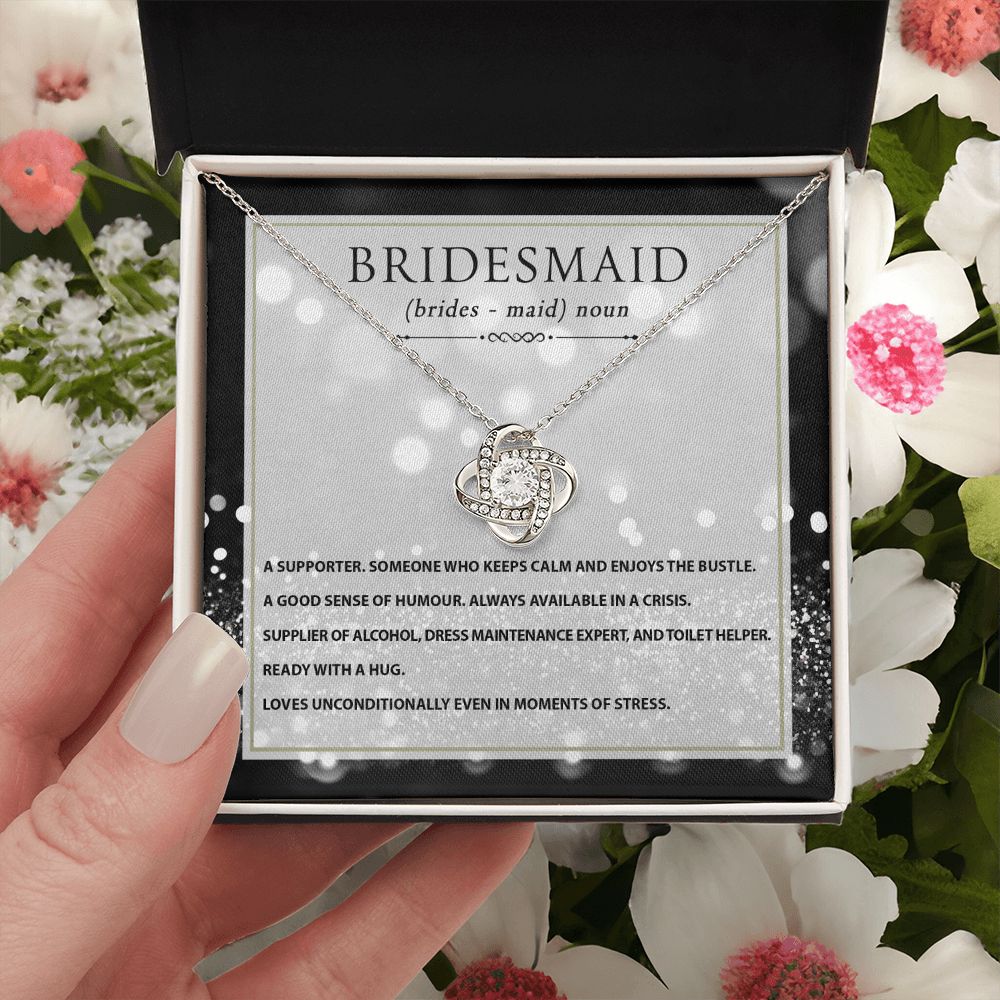 My Bridesmaid - Love Knot Necklace For Bridesmaid
