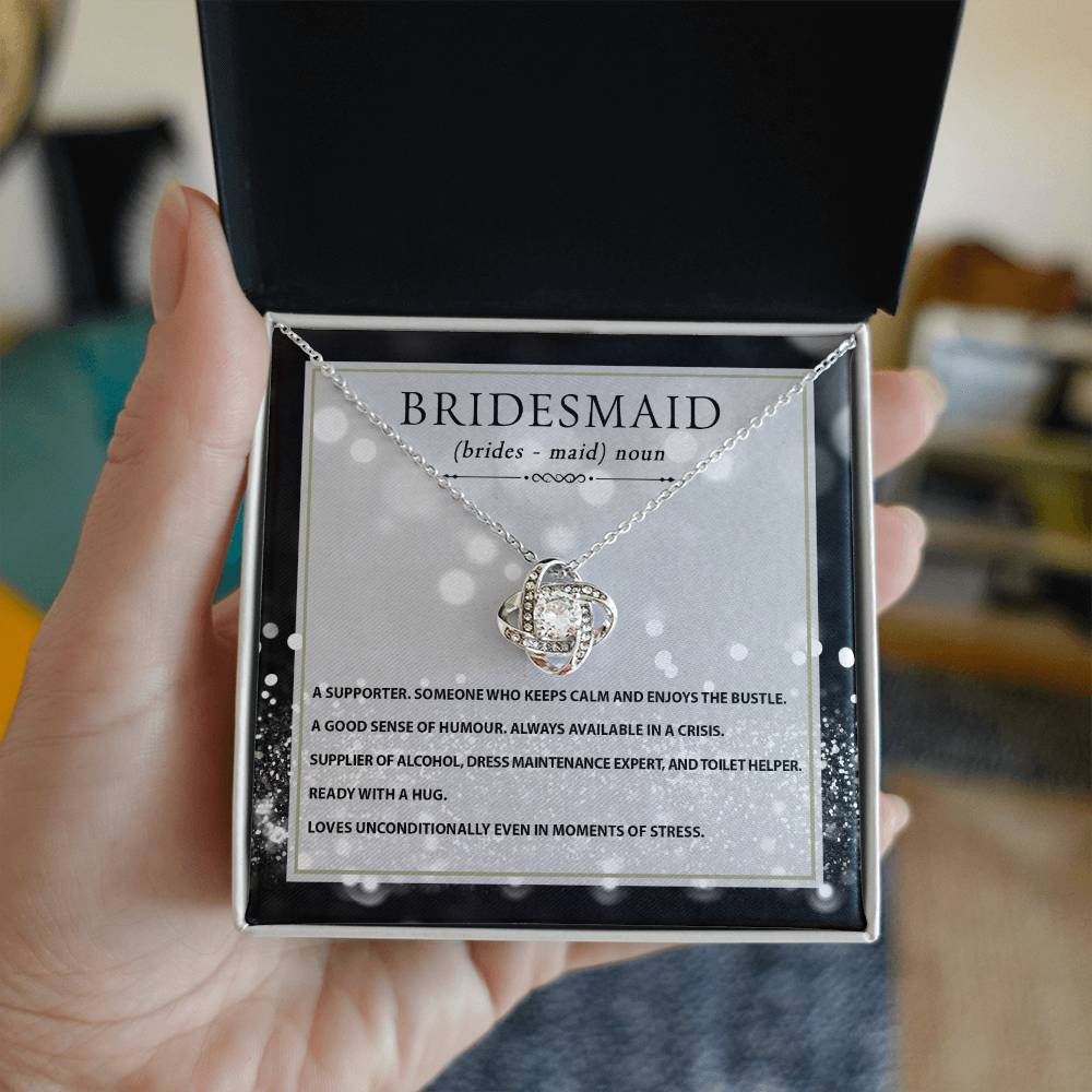 My Bridesmaid - Love Knot Necklace For Bridesmaid