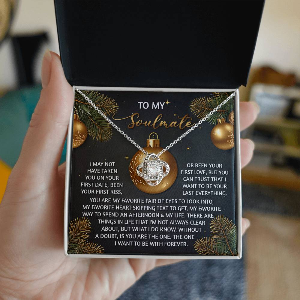 Without A Doubt - Love Knot Necklace For Soulmate For Christmas