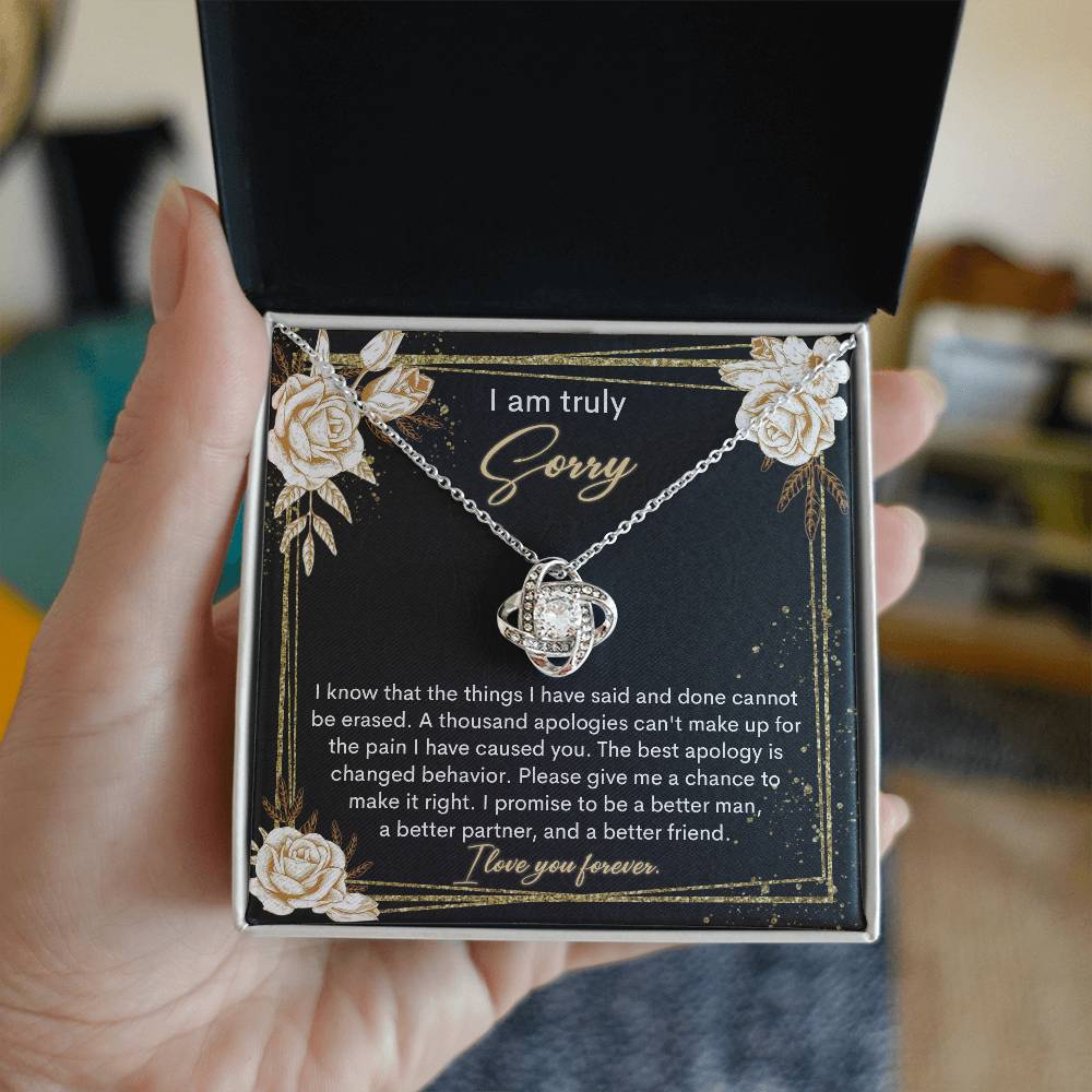 Best Apology - Love Knot Apology Necklace