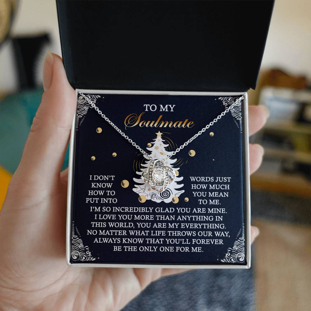 One For Me - Love Knot Necklace For Soulmate For Christmas
