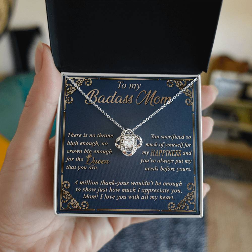 The Queen That You Are - Love Knot Necklace For Mom