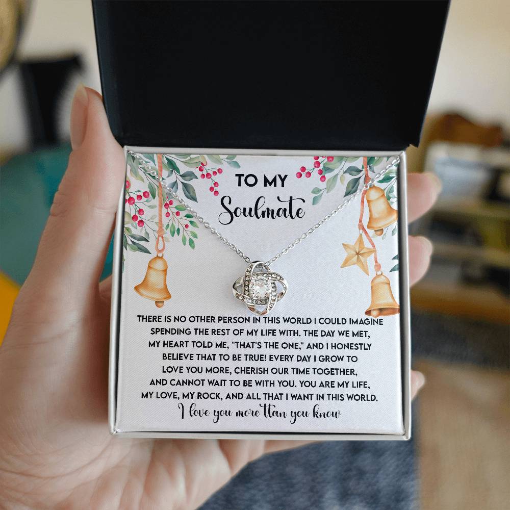 No Other Person - Love Knot Necklace For Soulmate For Christmas