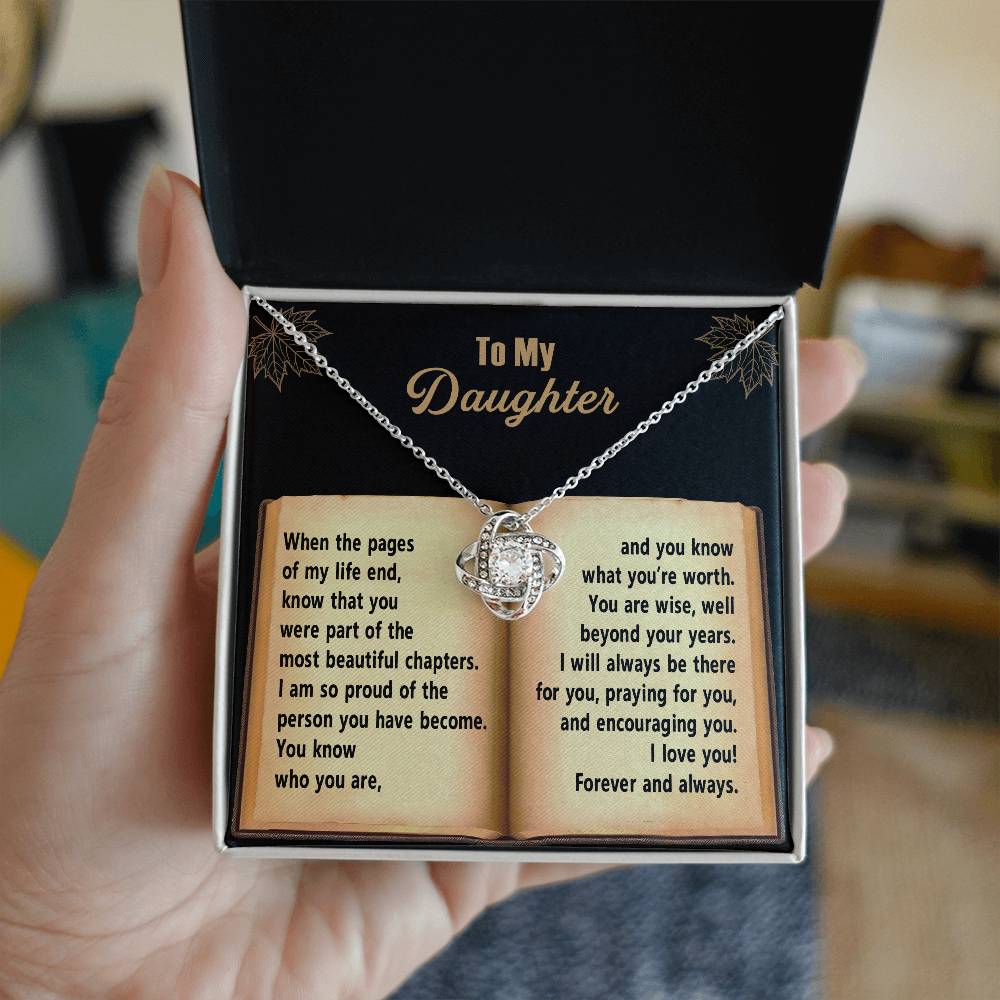 Beyond Your Years - Love Knot Necklace For Daughter