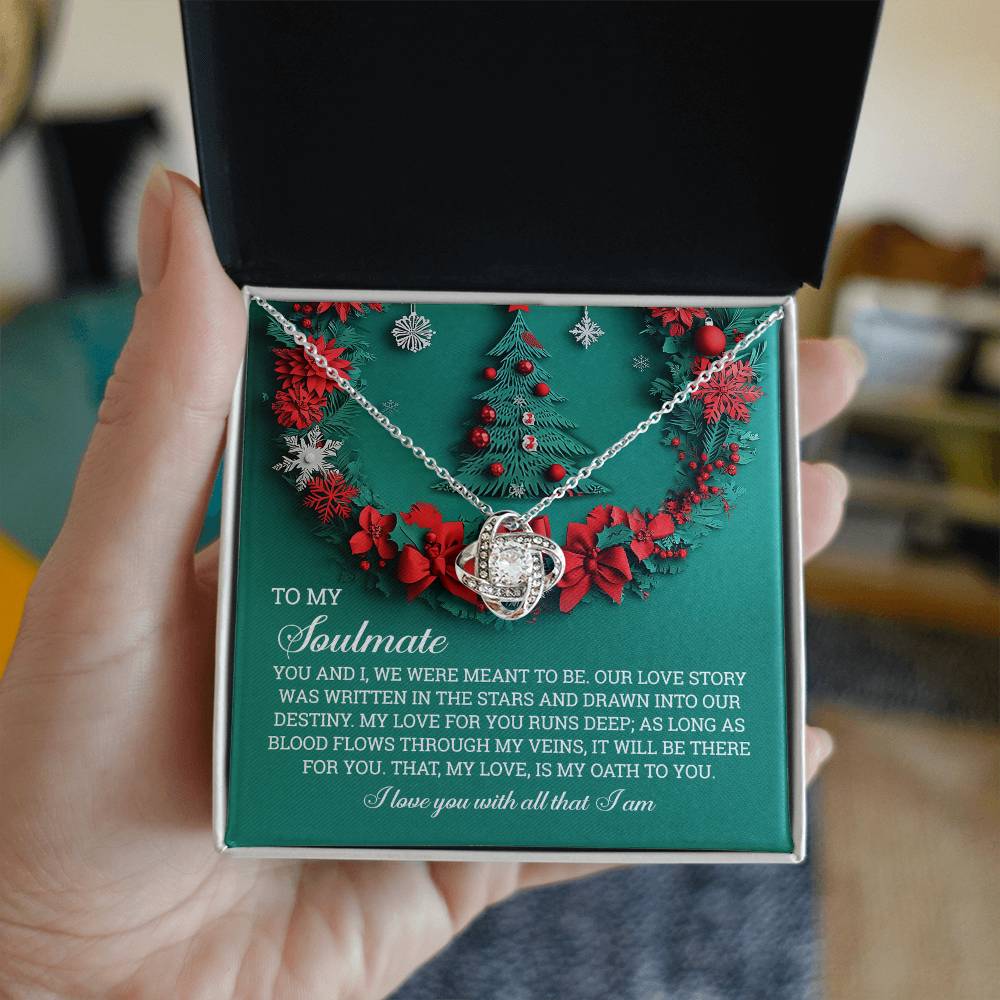 Love Story - Love Knot Necklace For Soulmate For Christmas