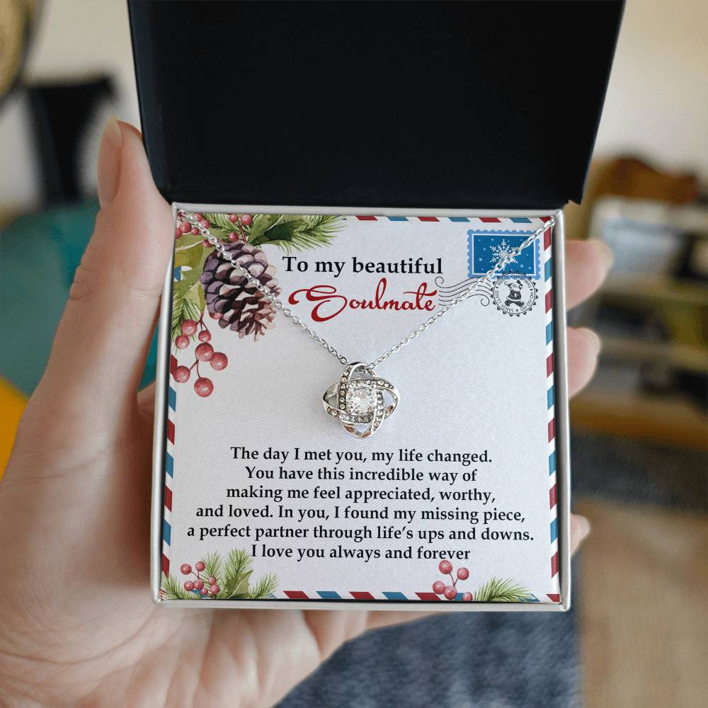 Perfect Partner - Love Knot Necklace For Soulmate For Christmas