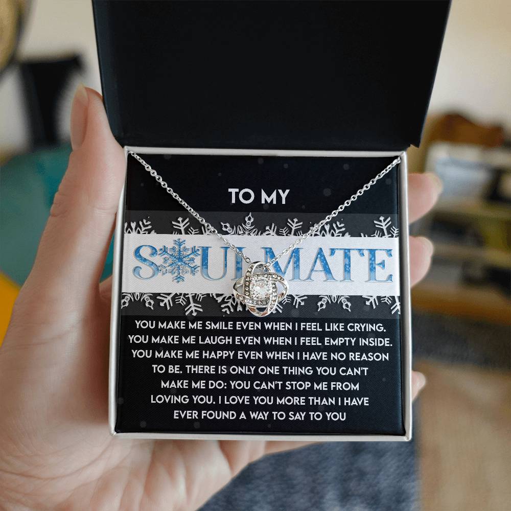 Loving You - Love Knot Necklace For Soulmate For Christmas