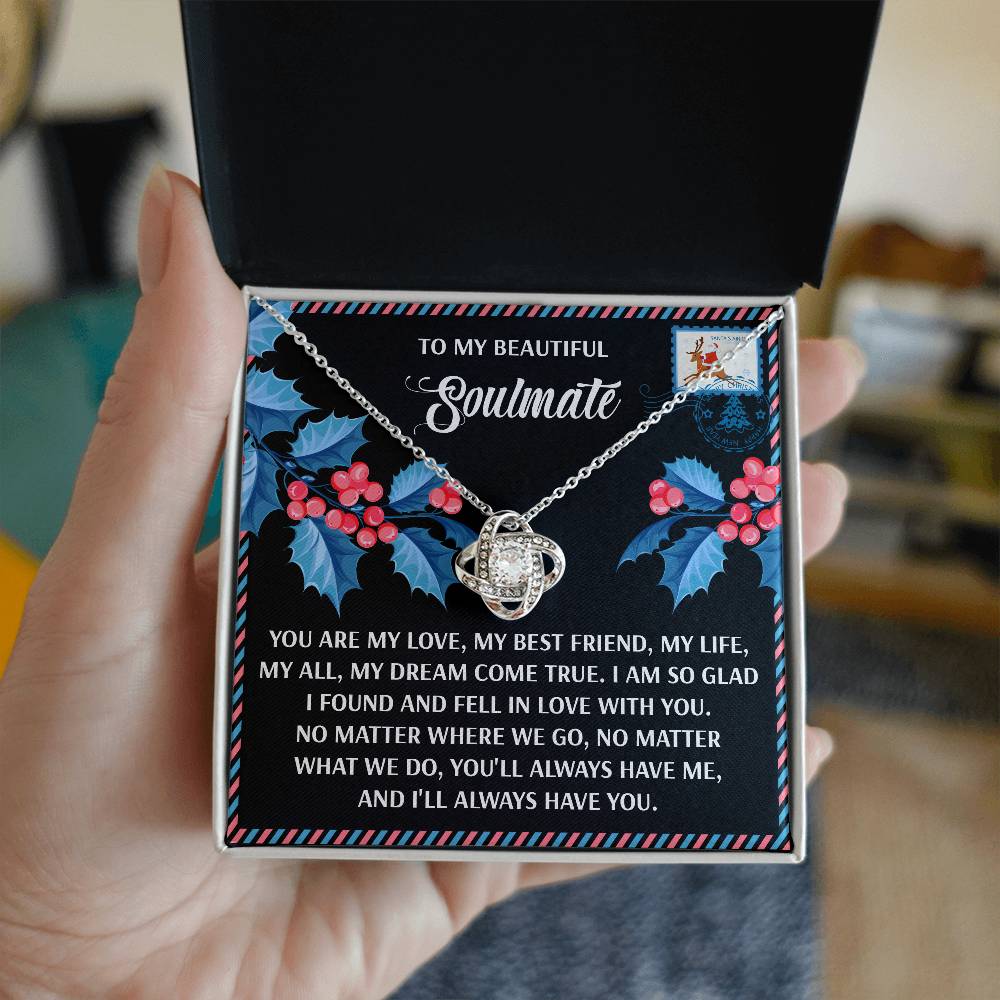 My Dream Come True - Love Knot Necklace For Soulmate For Christmas