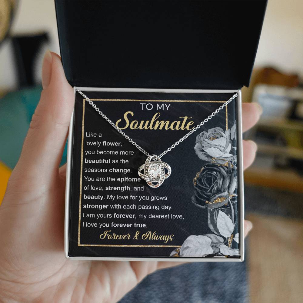 Forever True - Love Knot Necklace For Soulmate