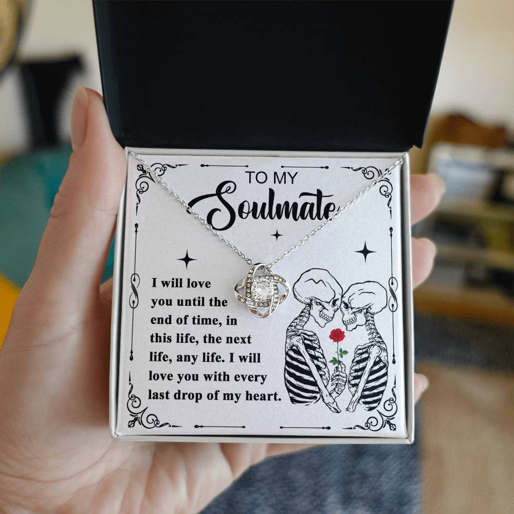 Until The End Of Time - Love Knot Halloween Necklace