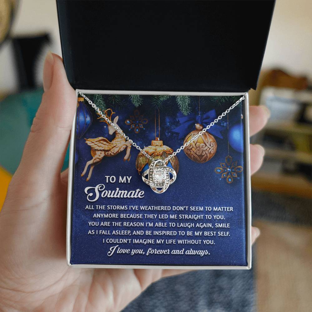 Straight To You - Love Knot Necklace For Soulmate For Christmas
