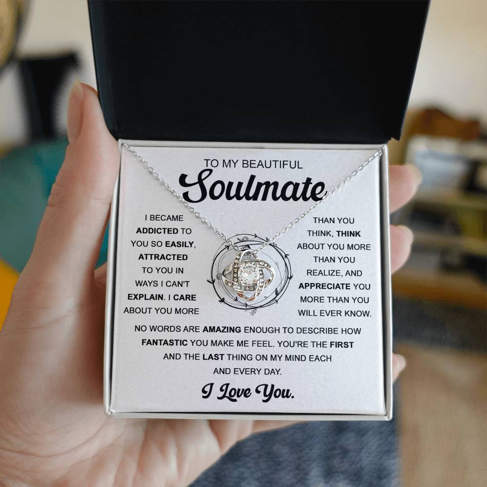 Addicted To You - Love Knot Necklace For Soulmate