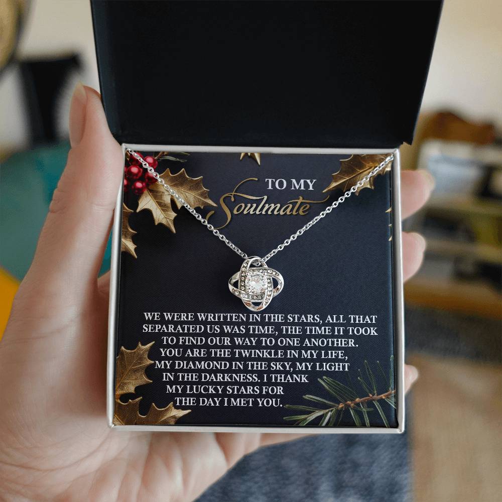 In The Stars - Love Knot Necklace For Soulmate For Christmas
