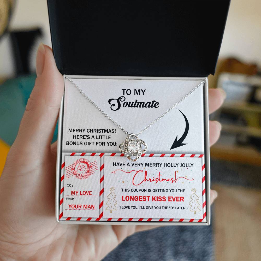 Christmas Coupon - Love Knot Necklace For Soulmate For Christmas