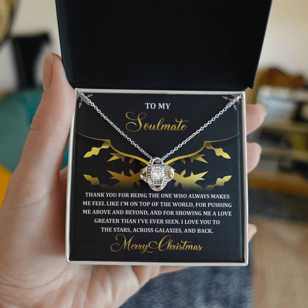 Top Of The World - Love Knot Necklace For Soulmate For Christmas