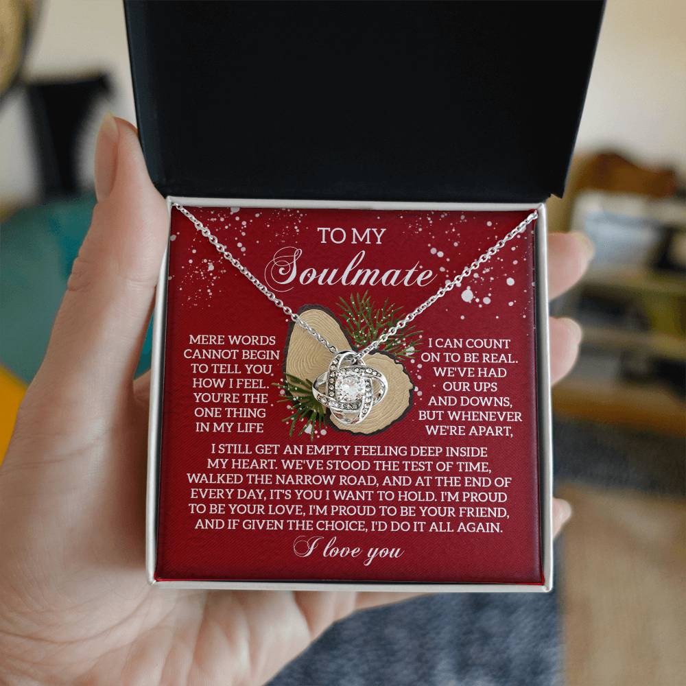 Test Of Time - Love Knot Necklace For Soulmate For Christmas