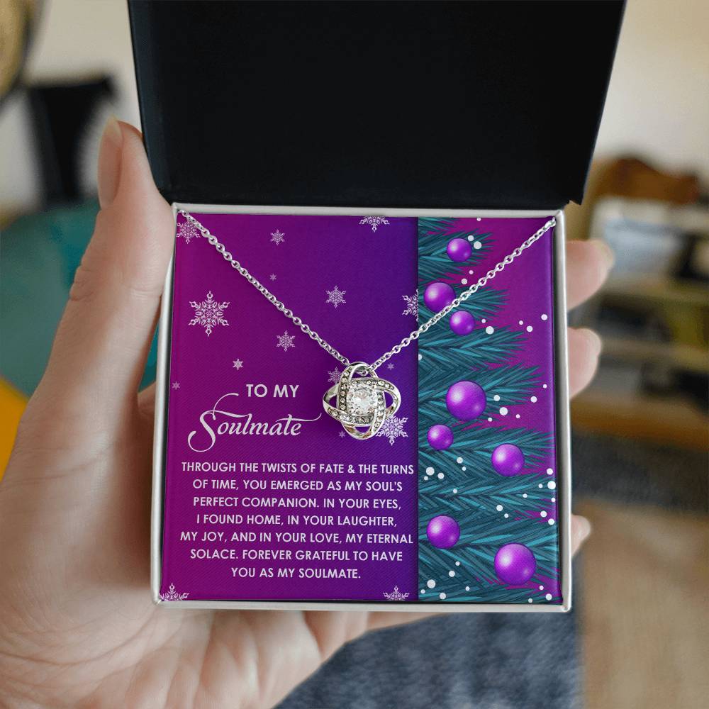 Perfect Companion - Love Knot Necklace For Soulmate For Christmas