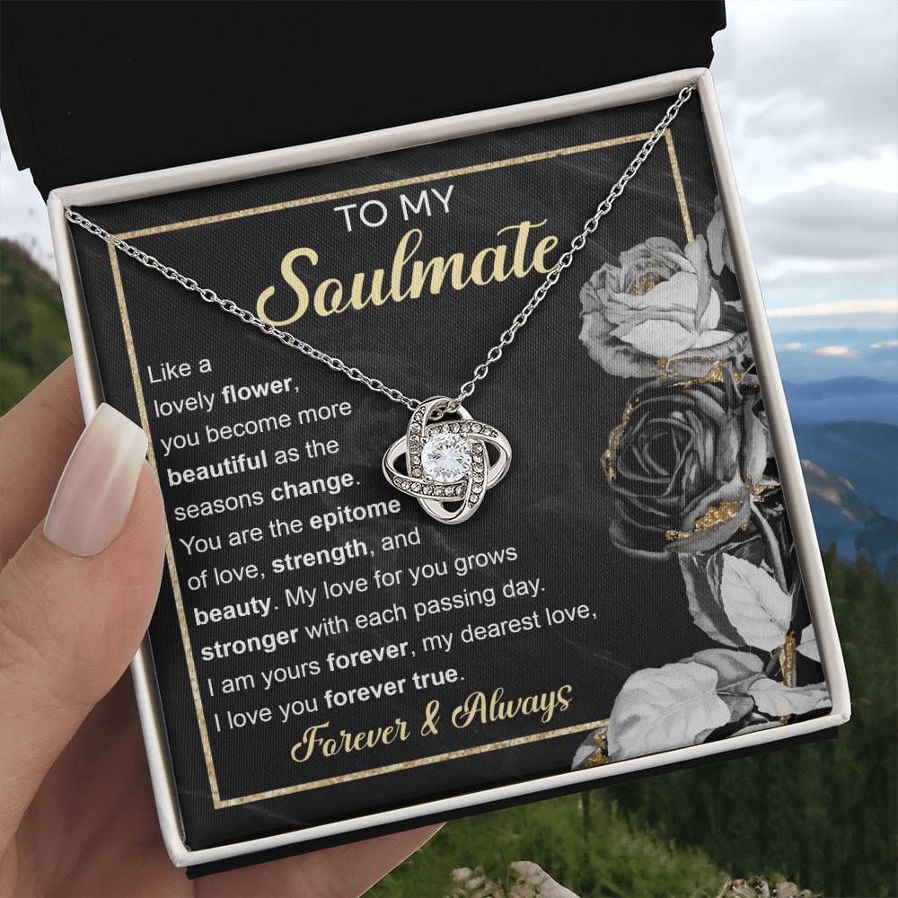 Forever True - Love Knot Necklace For Soulmate