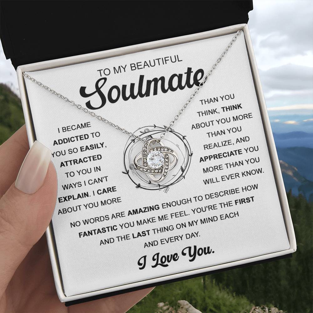 Addicted To You - Love Knot Necklace For Soulmate