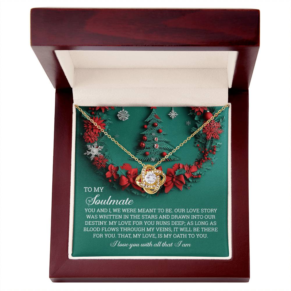 Love Story - Love Knot Necklace For Soulmate For Christmas