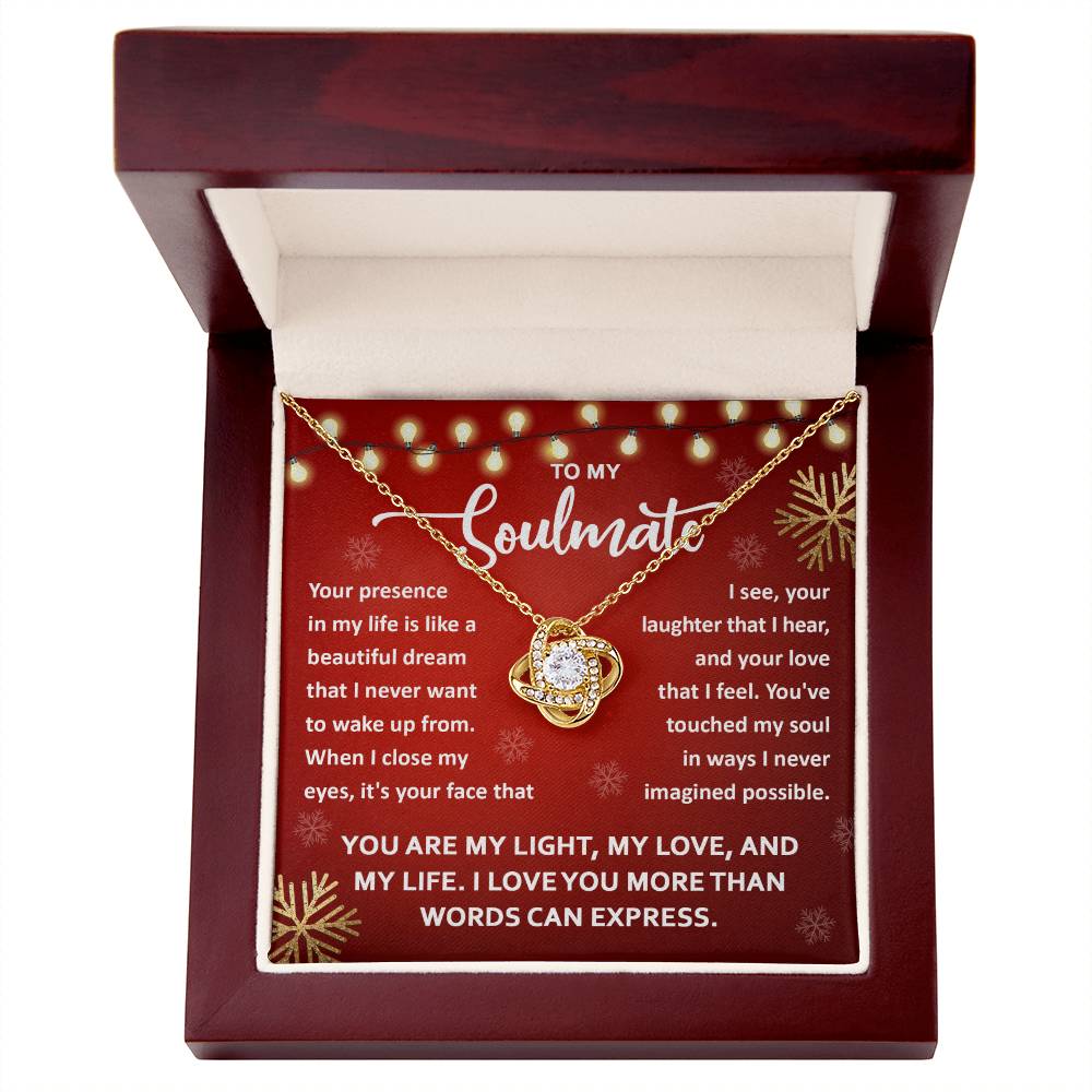 Beautiful Dream - Love Knot Necklace For Soulmate For Christmas