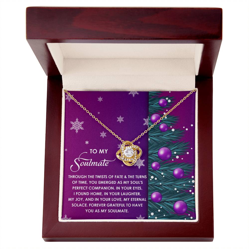 Perfect Companion - Love Knot Necklace For Soulmate For Christmas