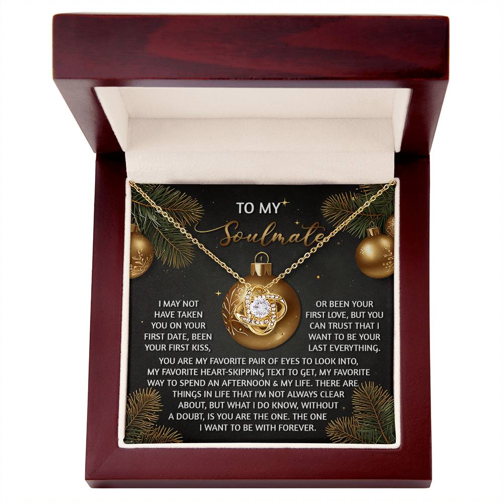 Without A Doubt - Love Knot Necklace For Soulmate For Christmas
