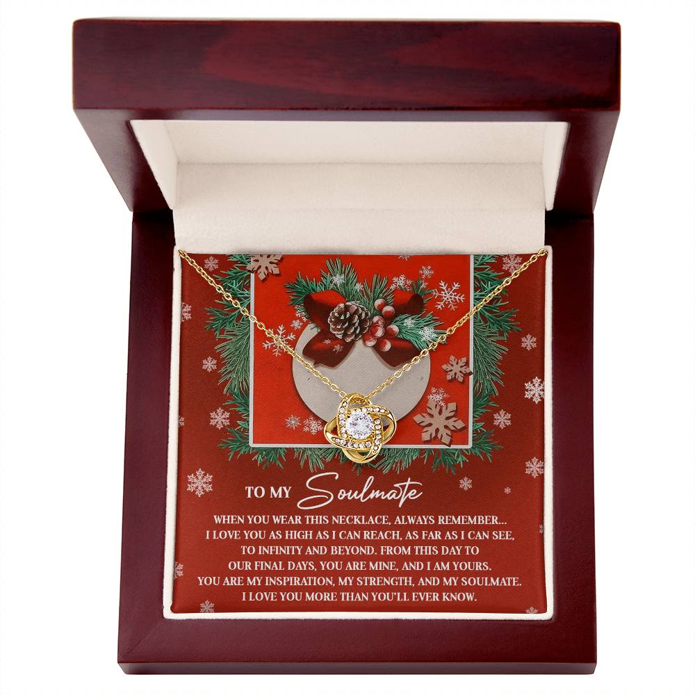 I Am Yours - Love Knot Necklace For Soulmate For Christmas