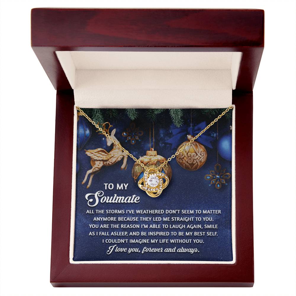 Straight To You - Love Knot Necklace For Soulmate For Christmas
