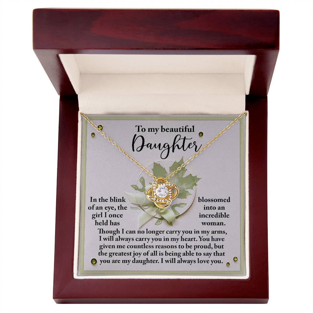 Incredible Woman - Love Knot Necklace For Daughter