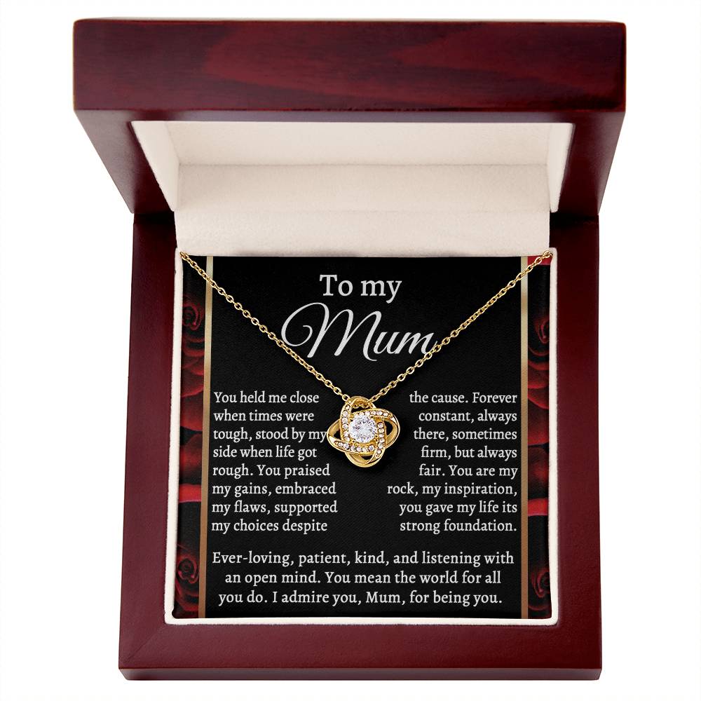 For All You Do - Love Knot Necklace For Mom