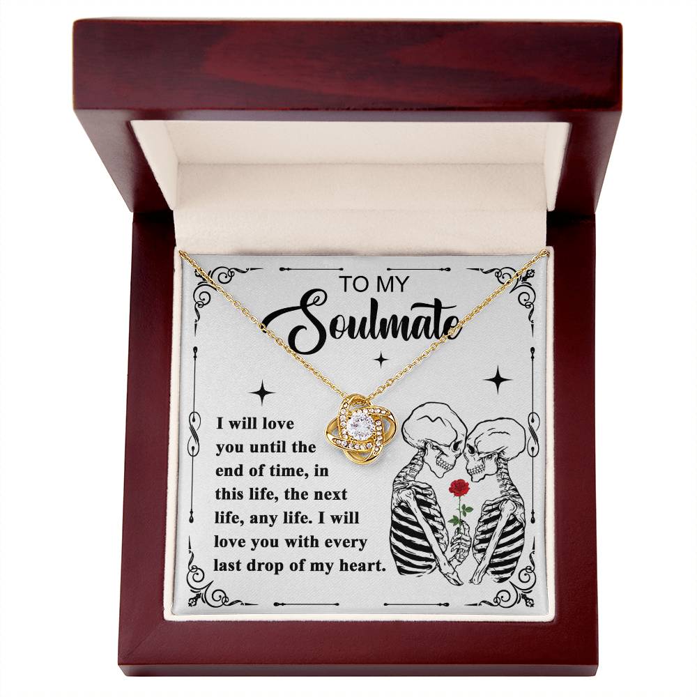 Until The End Of Time - Love Knot Halloween Necklace