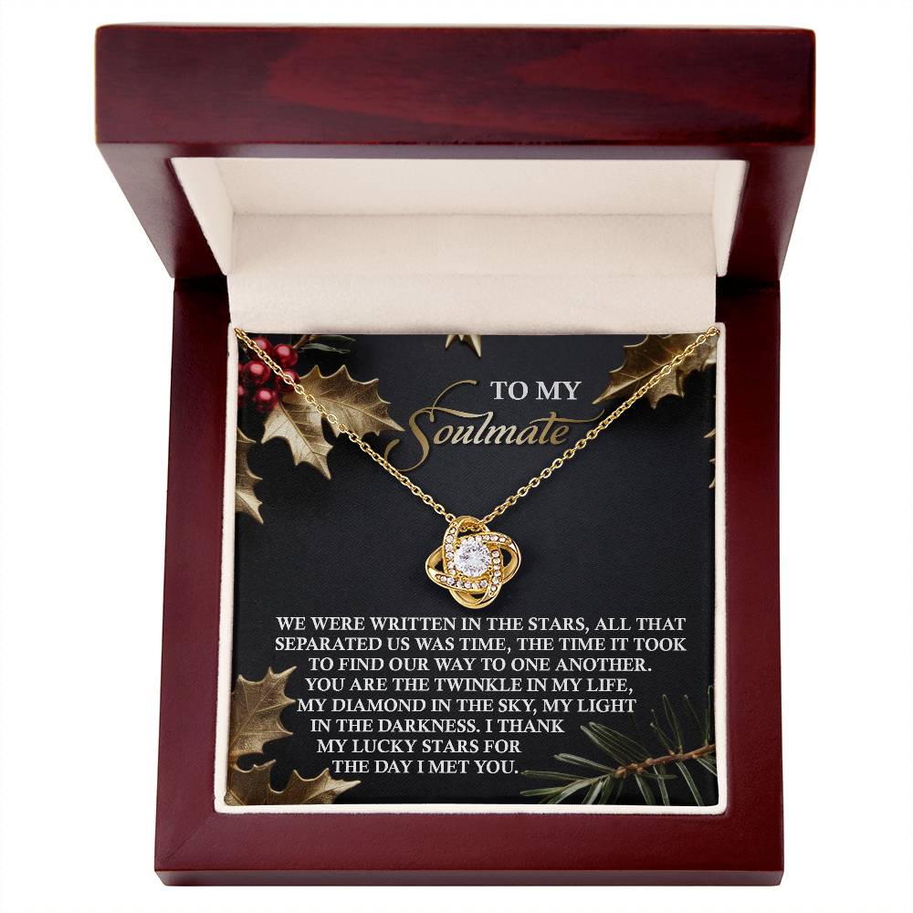 In The Stars - Love Knot Necklace For Soulmate For Christmas
