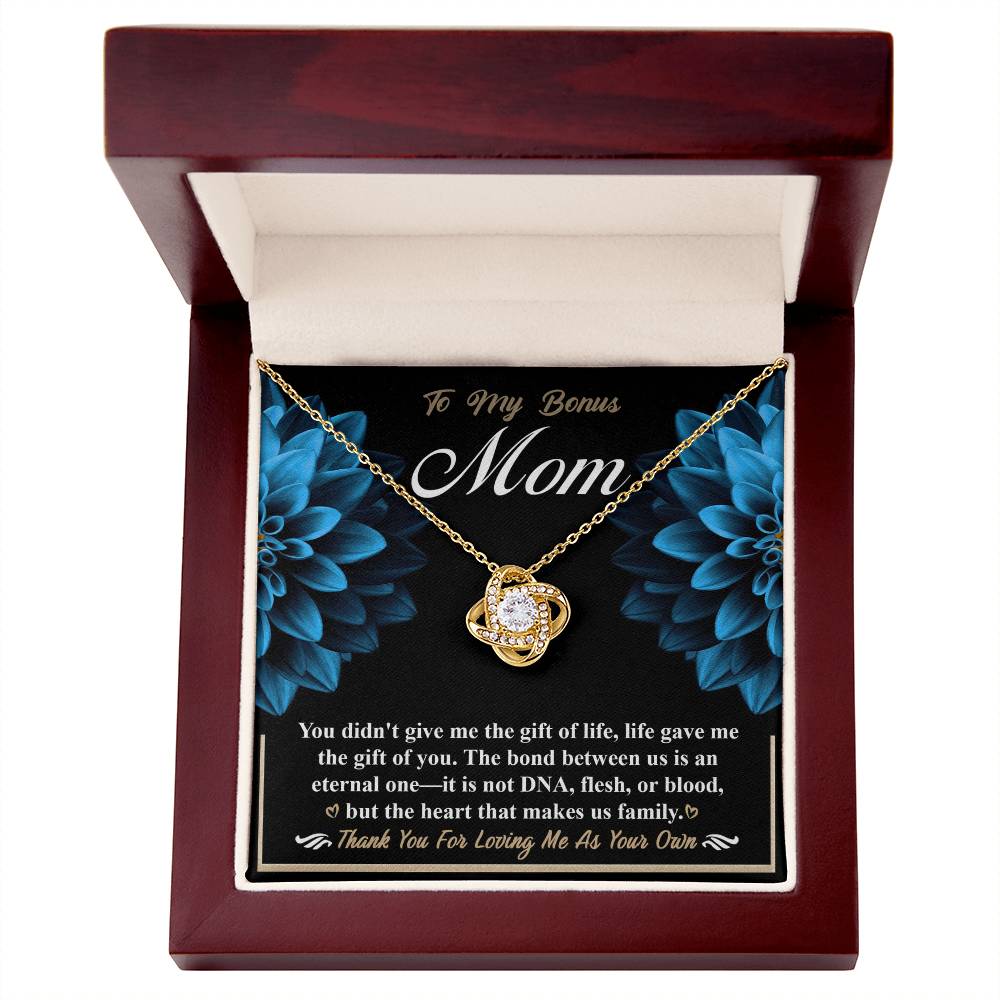 Gift Of You - Love Knot Necklace For Bonus Mom