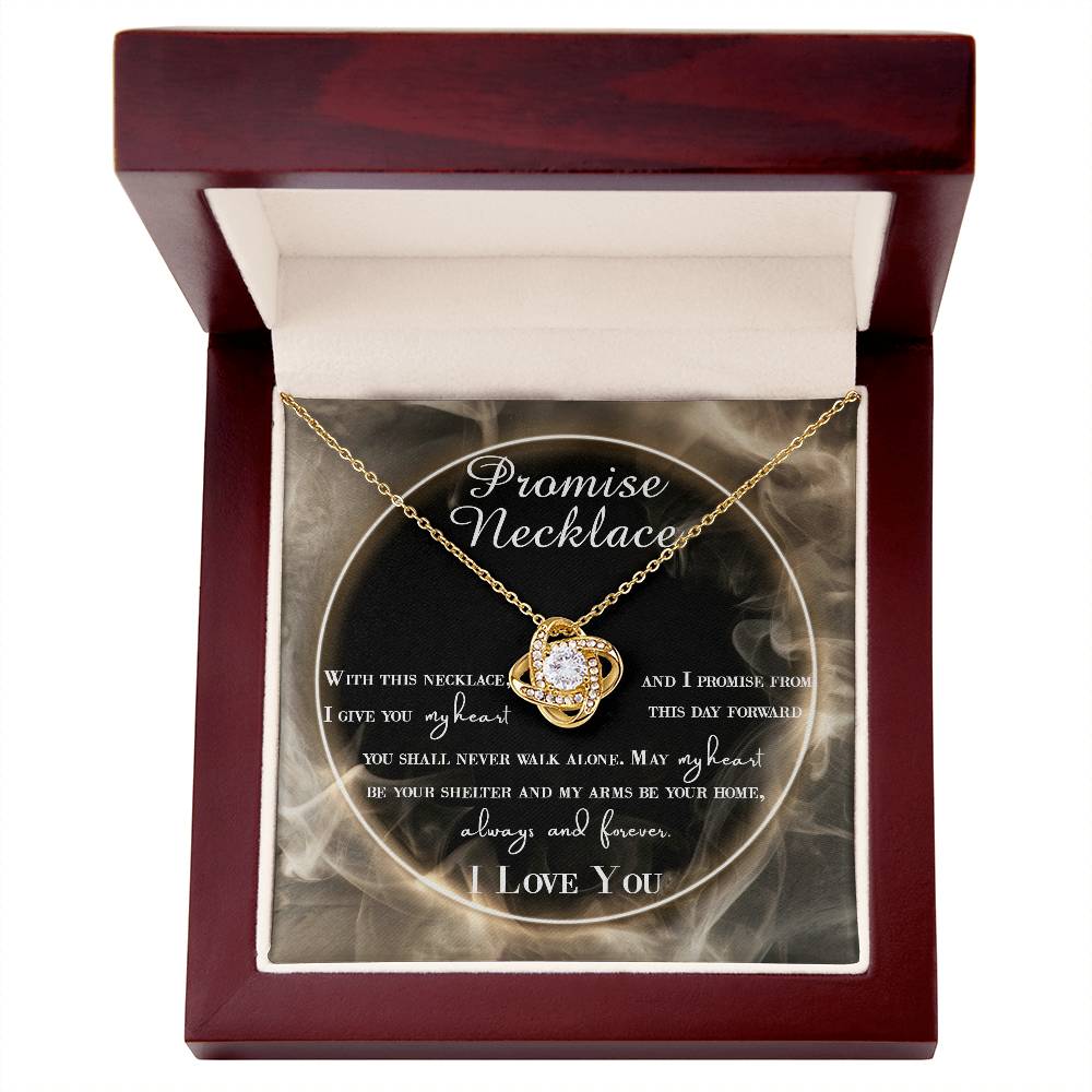 Promise Necklace - Love Knot Necklace For Wife