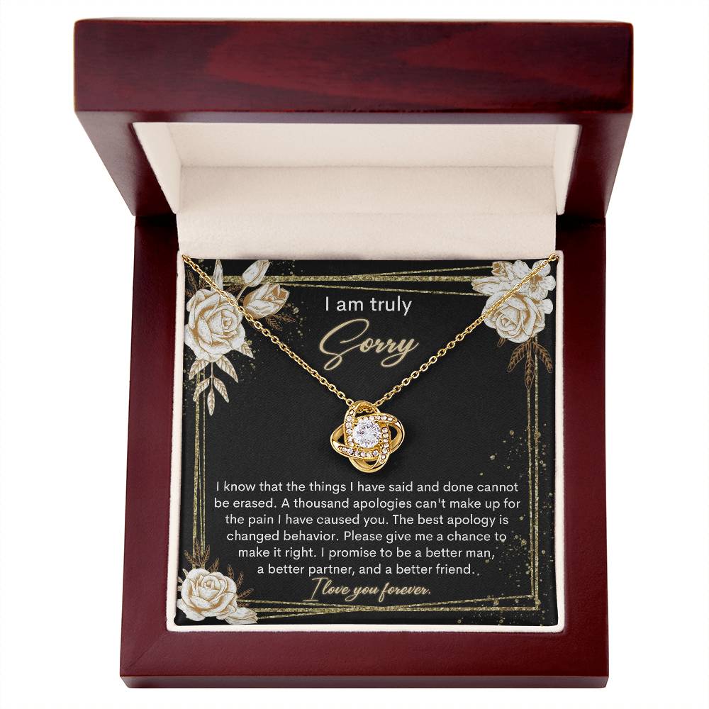 Best Apology - Love Knot Apology Necklace