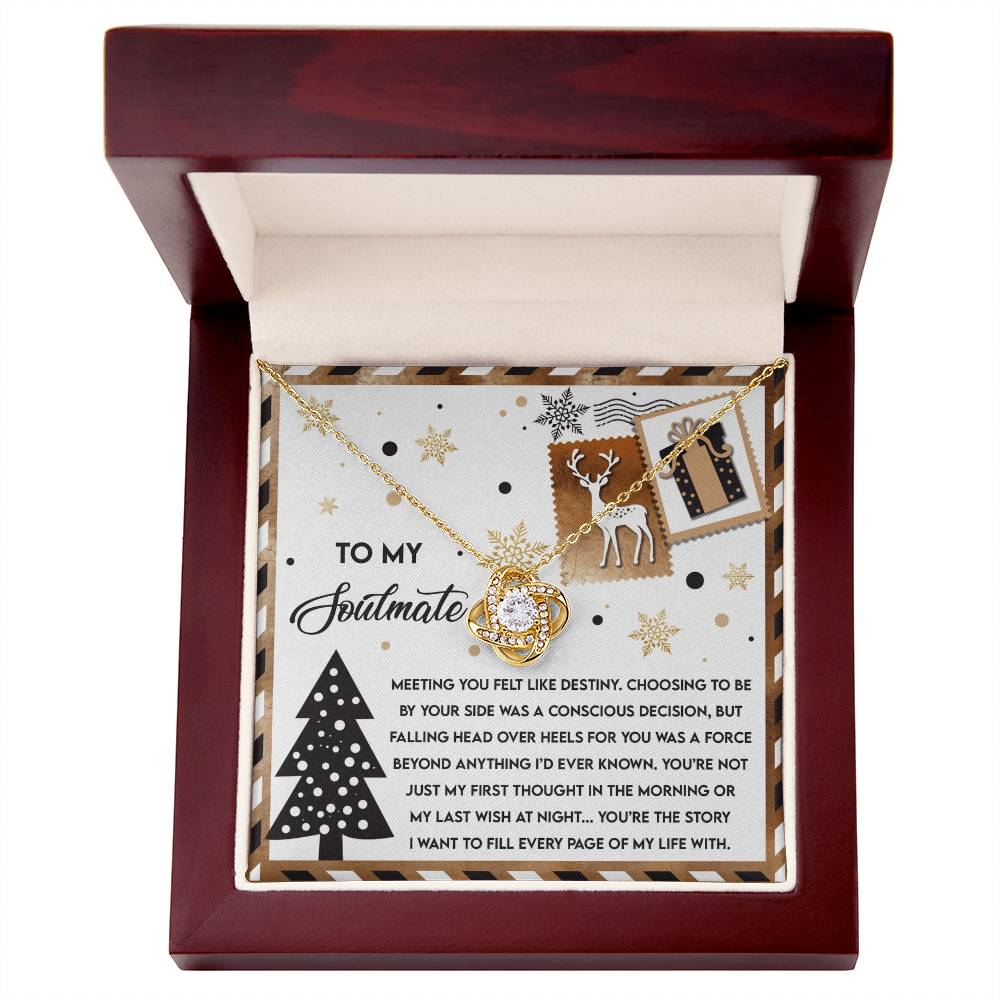 Like Destiny - Love Knot Necklace For Soulmate For Christmas