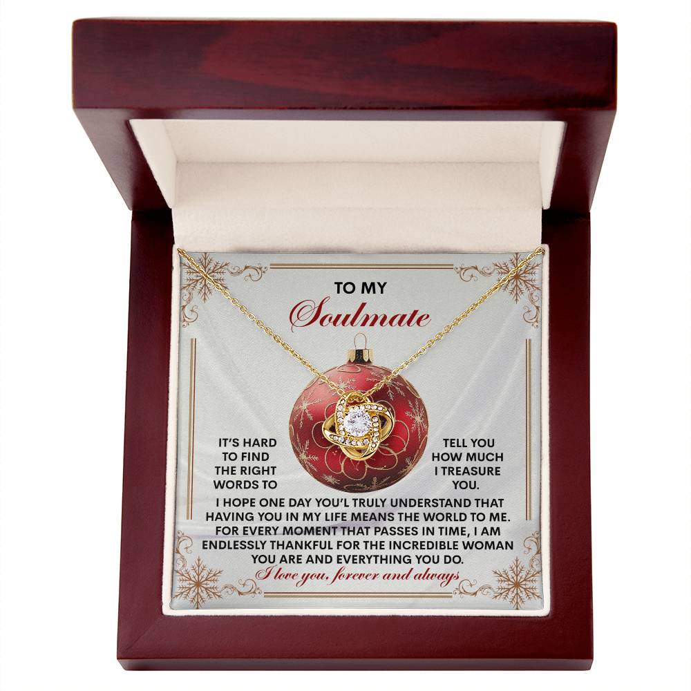 Incredible Woman - Love Knot Necklace For Soulmate For Christmas