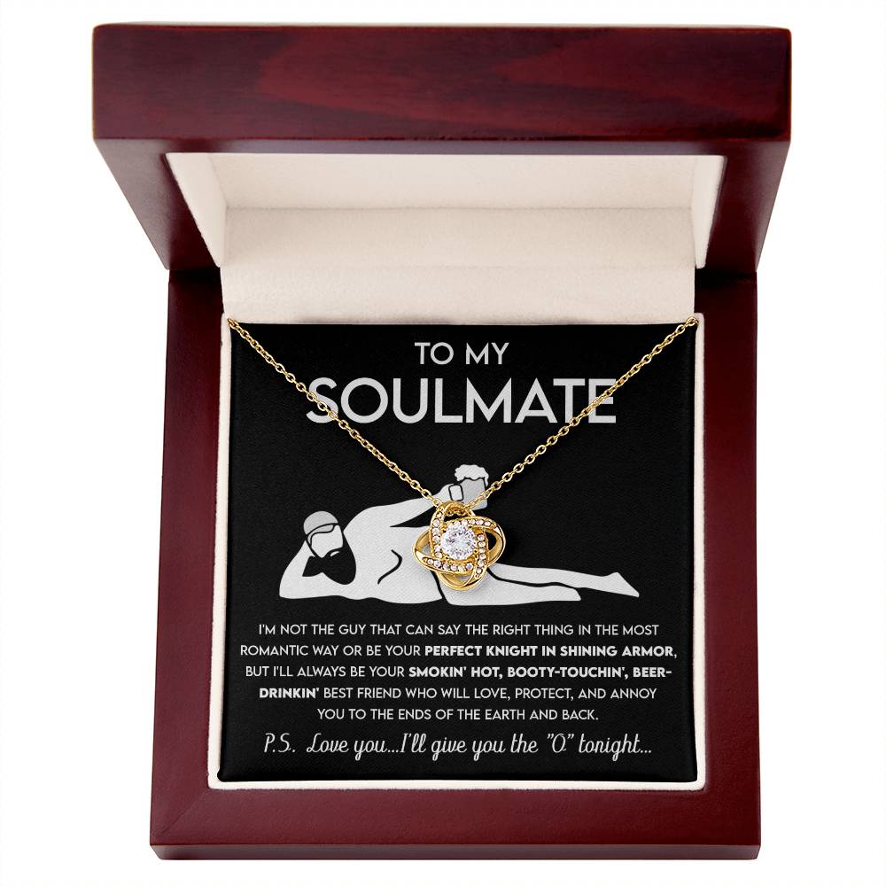 Not Your Perfect Knight - Love Knot Necklace For Soulmate