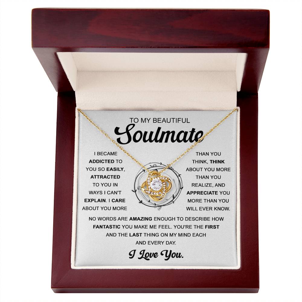 Addicted To You - Love Knot Necklace For Soulmate