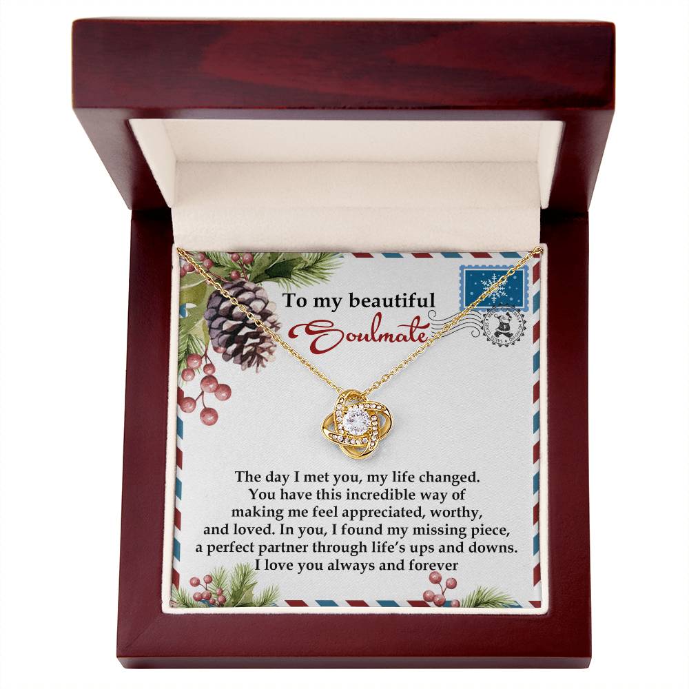 Perfect Partner - Love Knot Necklace For Soulmate For Christmas