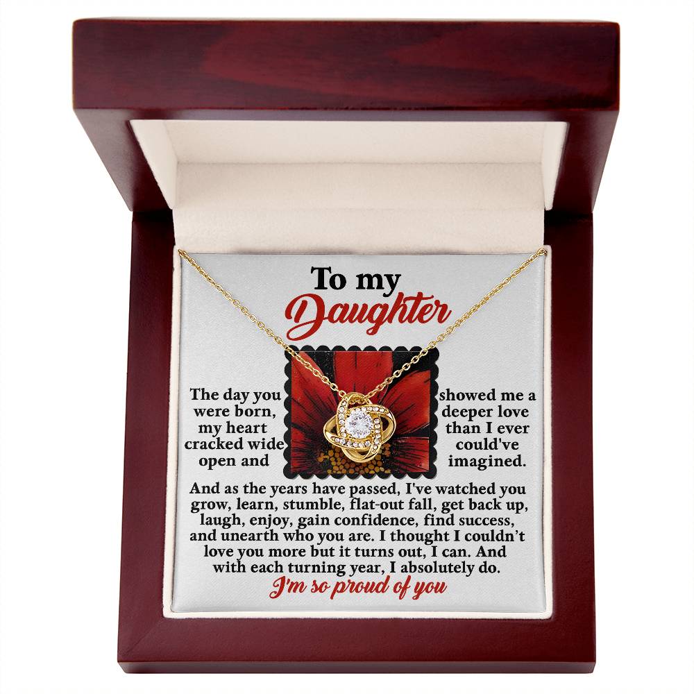 A Deeper Love - Love Knot Necklace For Daughter