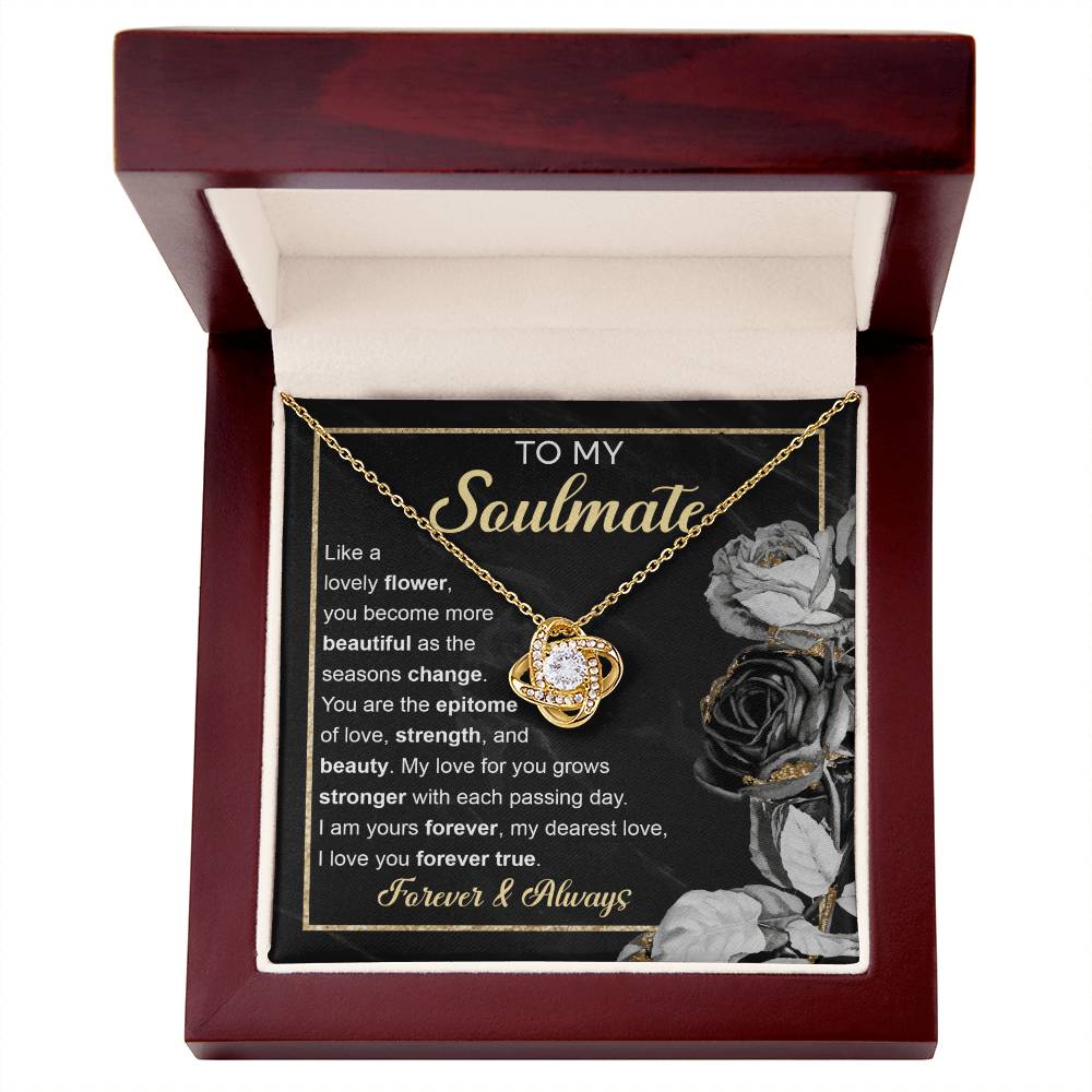 Forever True - Love Knot Necklace For Soulmate