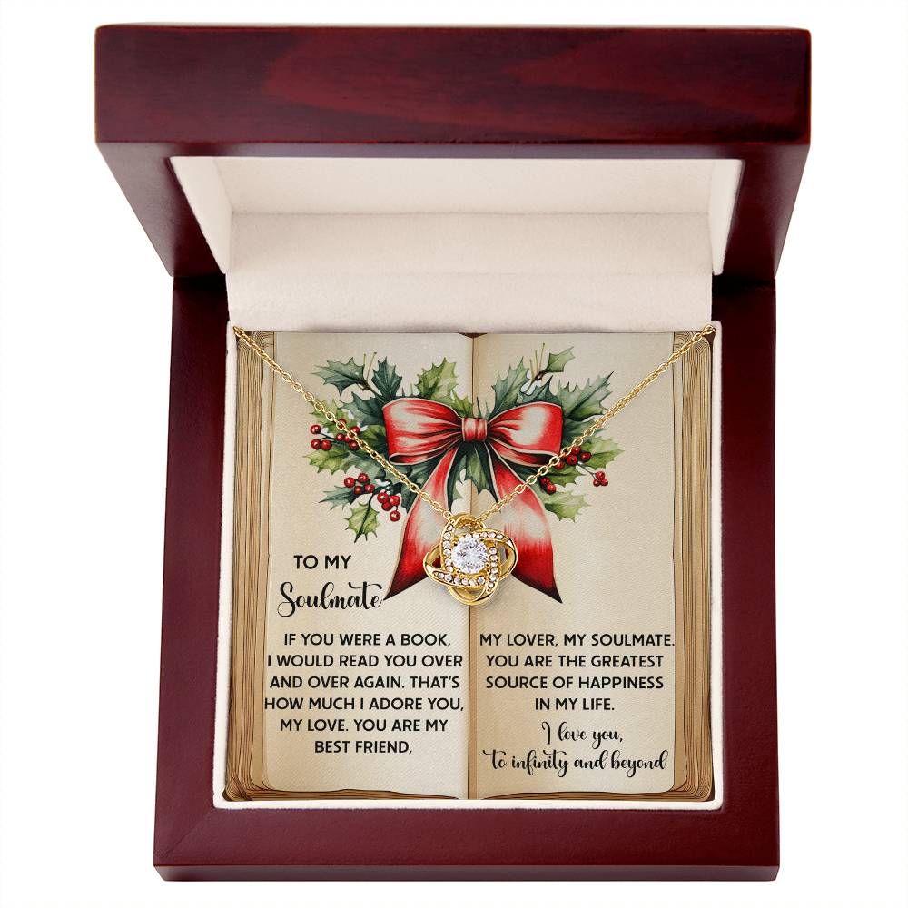 Over Again - Love Knot Necklace For Soulmate For Christmas