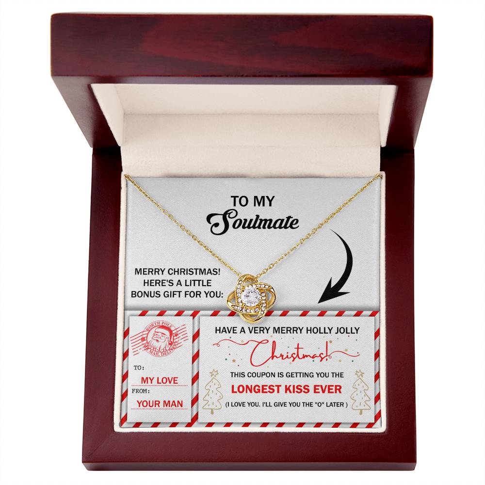 Christmas Coupon - Love Knot Necklace For Soulmate For Christmas