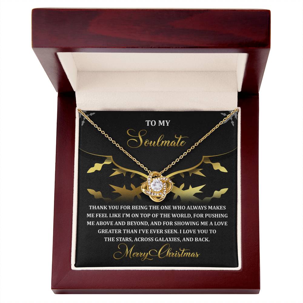 Top Of The World - Love Knot Necklace For Soulmate For Christmas