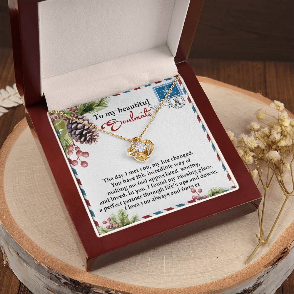 Perfect Partner - Love Knot Necklace For Soulmate For Christmas