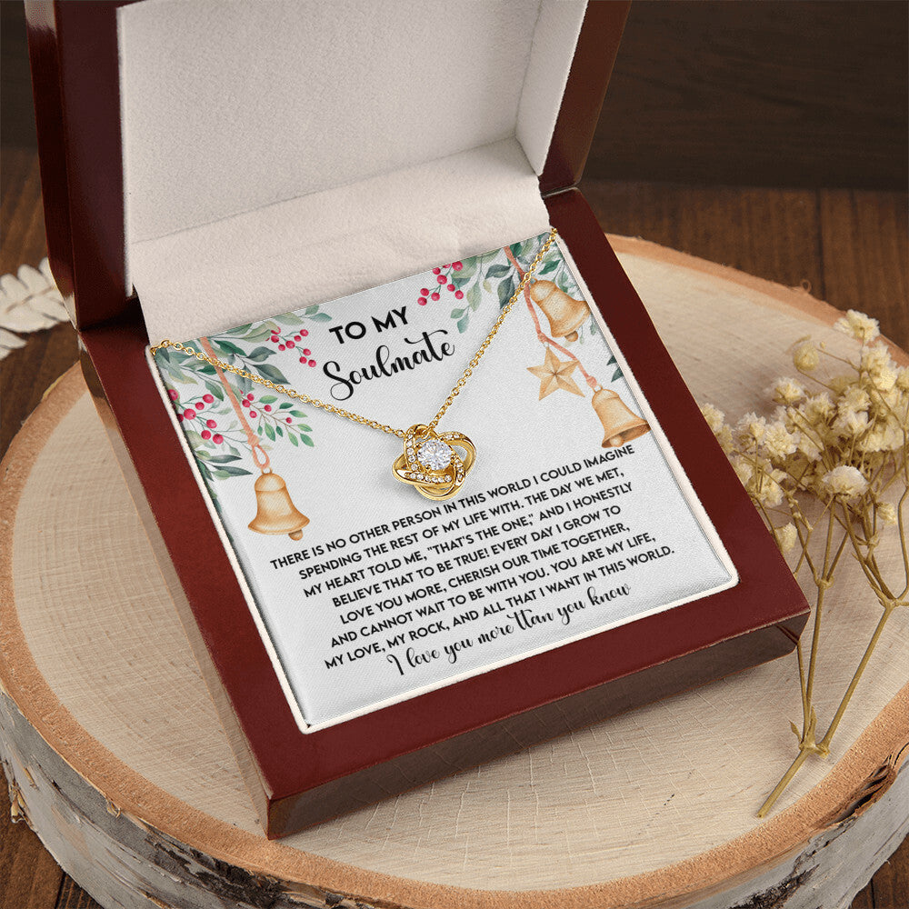 No Other Person - Love Knot Necklace For Soulmate For Christmas
