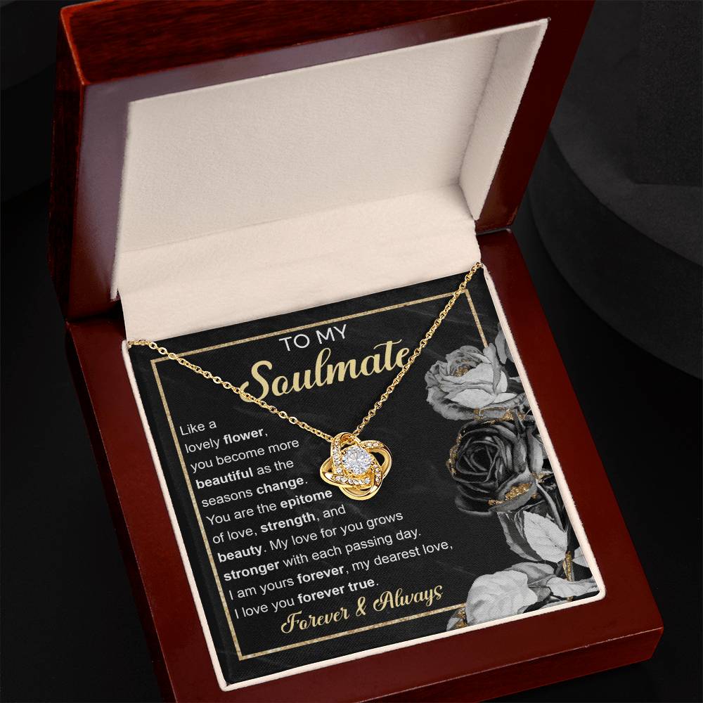 Forever True - Love Knot Necklace For Soulmate
